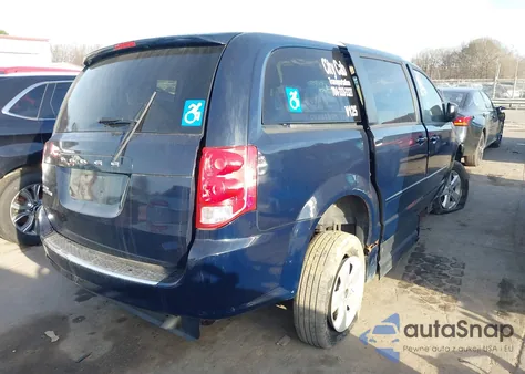 2013 Dodge Grand Caravan American Value Pkg z USA, uszkodzony, nr VIN 2C4RDGBG4DR599642
